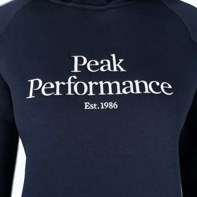 Men's trekking sweatshirt Peak Performance Original Hood navy blue G77747010 6