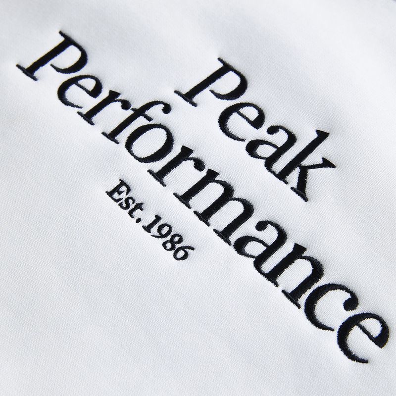 Men's trekking sweatshirt Peak Performance Original Crew Off White G77752320 3