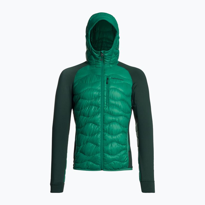 Men's Peak Performance Helium Down Hybrid Hood Jacket Green G77855130
