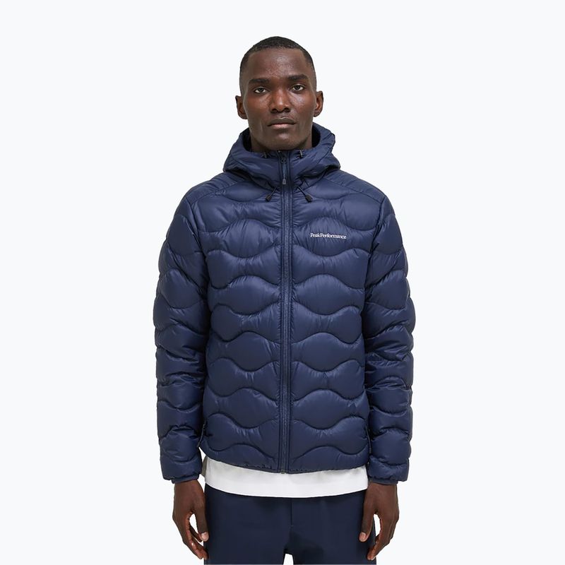 Peak Performance men's down jacket Helium Down Hood navy blue G77849020