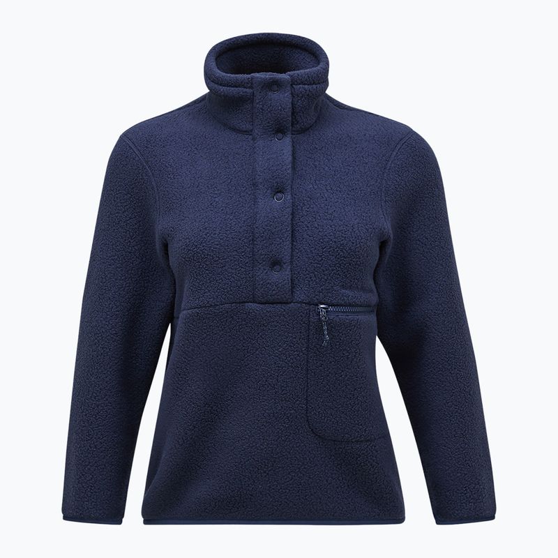 Women's Peak Performance Fleece W Fleece Snap T-Neck 2N3 neck sweatshirt 3