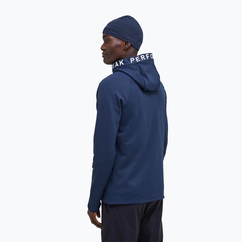 Men's Peak Performance Rider Zip Hood trekking sweatshirt navy blue G78833030 2