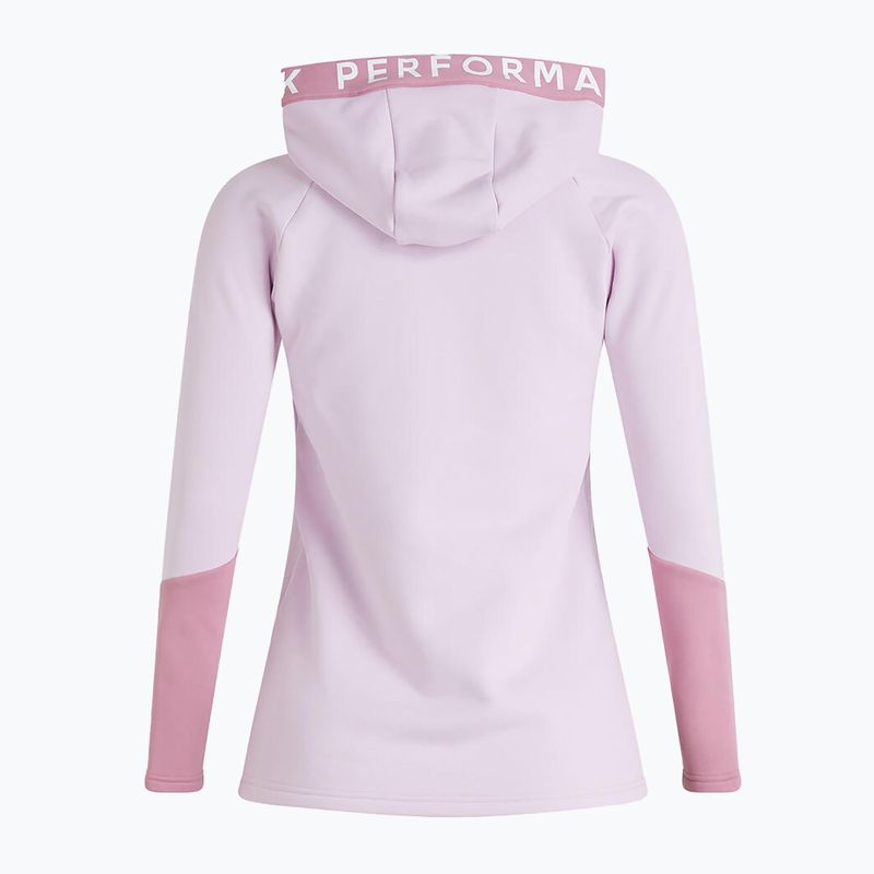 Women's Peak Performance Rider Zip Hood trekking sweatshirt pink G78834070 2