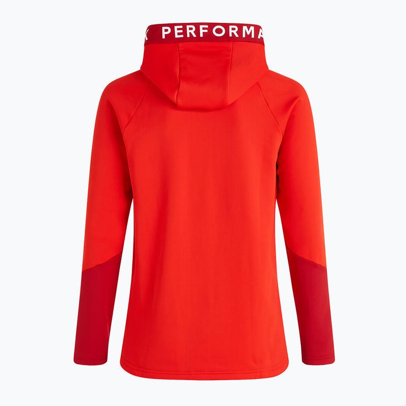 Men's Peak Performance Rider Zip Hood trekking sweatshirt red G78833010 3