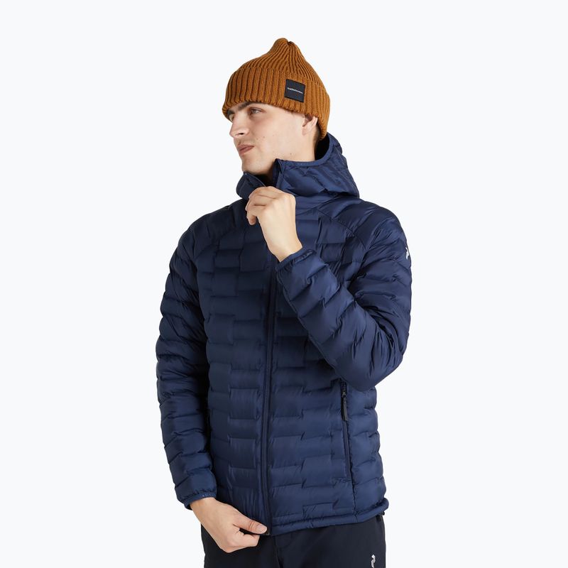 Men's Peak Performance Argon Light Hood down jacket navy blue G77868010