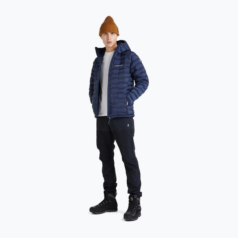Men's Peak Performance Argon Light Hood down jacket navy blue G77868010 2