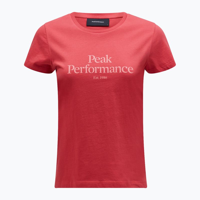 Women's trekking shirt Peak Performance Original red G77700350