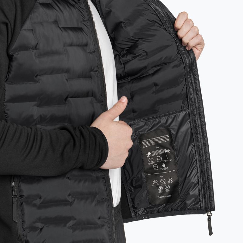 Men's Peak Performance Argon Hybrid Hood jacket black 6