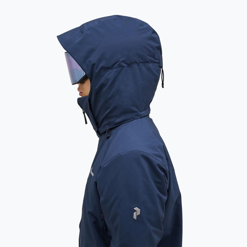 Men's Peak Performance ski jacket Maroon blue shadow 5