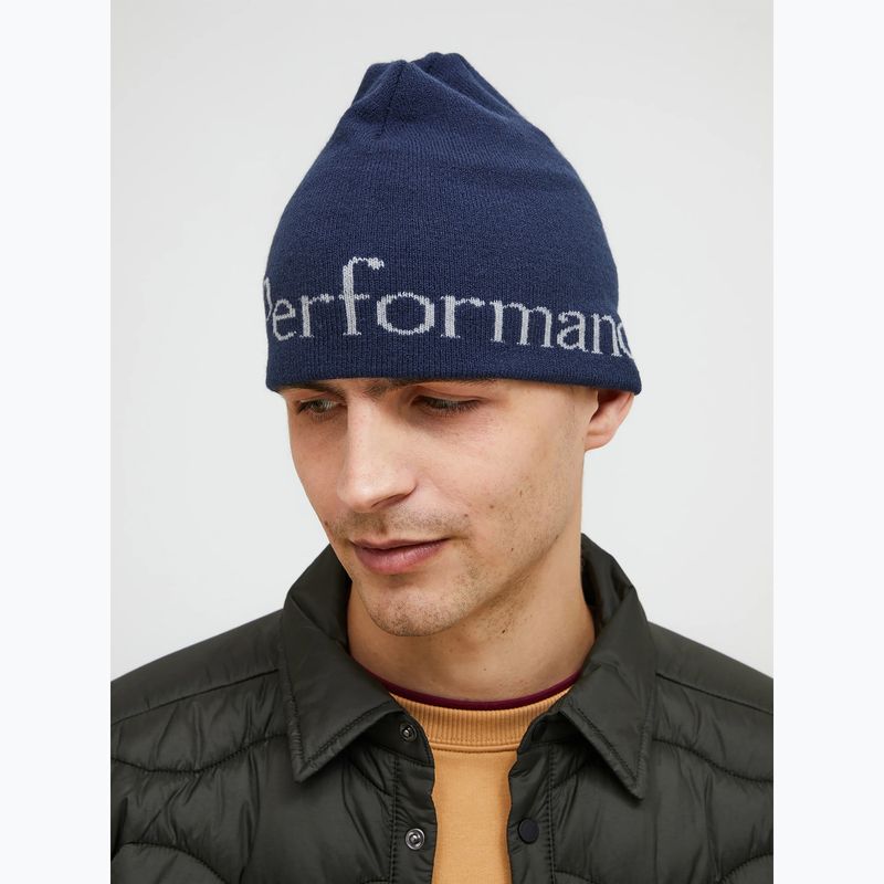 Winter hat Peak Performance PP blue shadow/lt grey 2