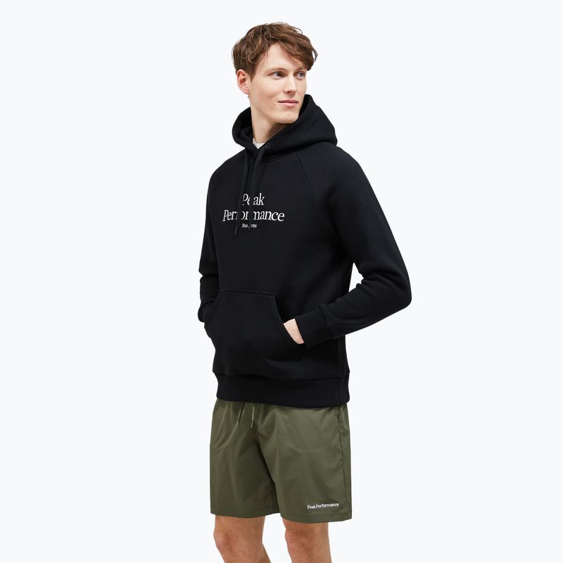 Men's Peak Performance Original Hood Black sweatshirt