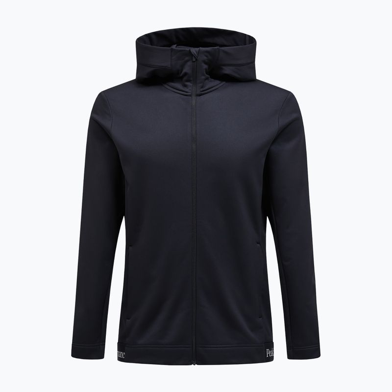 Men's Peak Performance Rider Tech Zip Hood trekking sweatshirt black