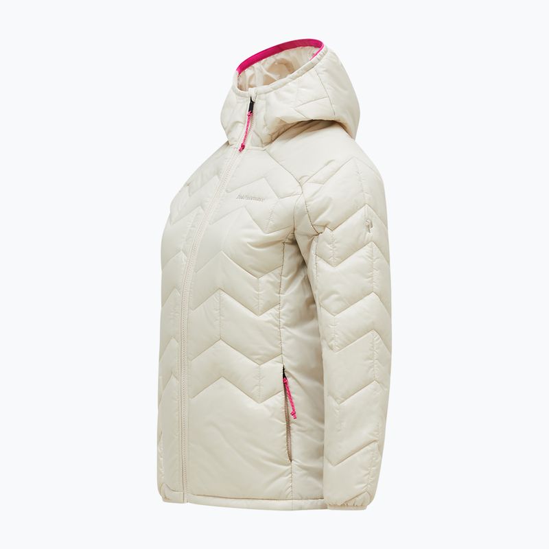 Peak Performance women's down jacket Elevate Liner Hood sand fog 3