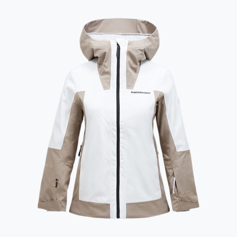 Women's ski jacket Peak Performance Rider Tech Insulated off white