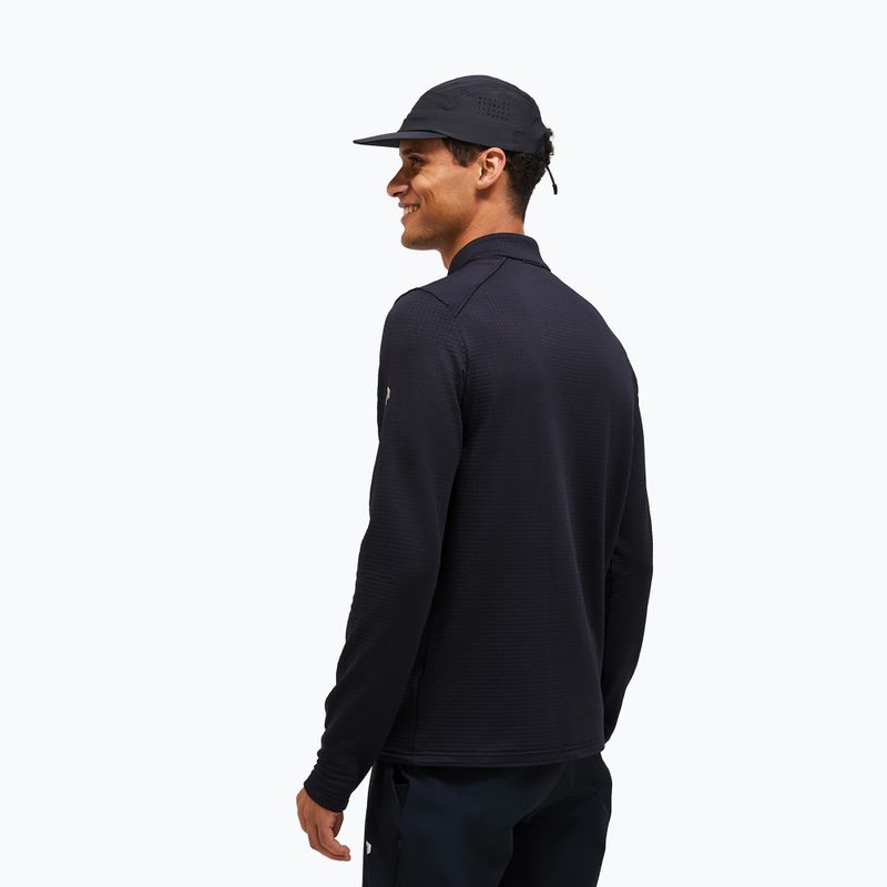 Men's fleece sweatshirt Peak Performance Trail Polartec Power Grid Half Zip black 2