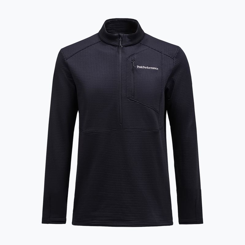 Men's fleece sweatshirt Peak Performance Trail Polartec Power Grid Half Zip black 4