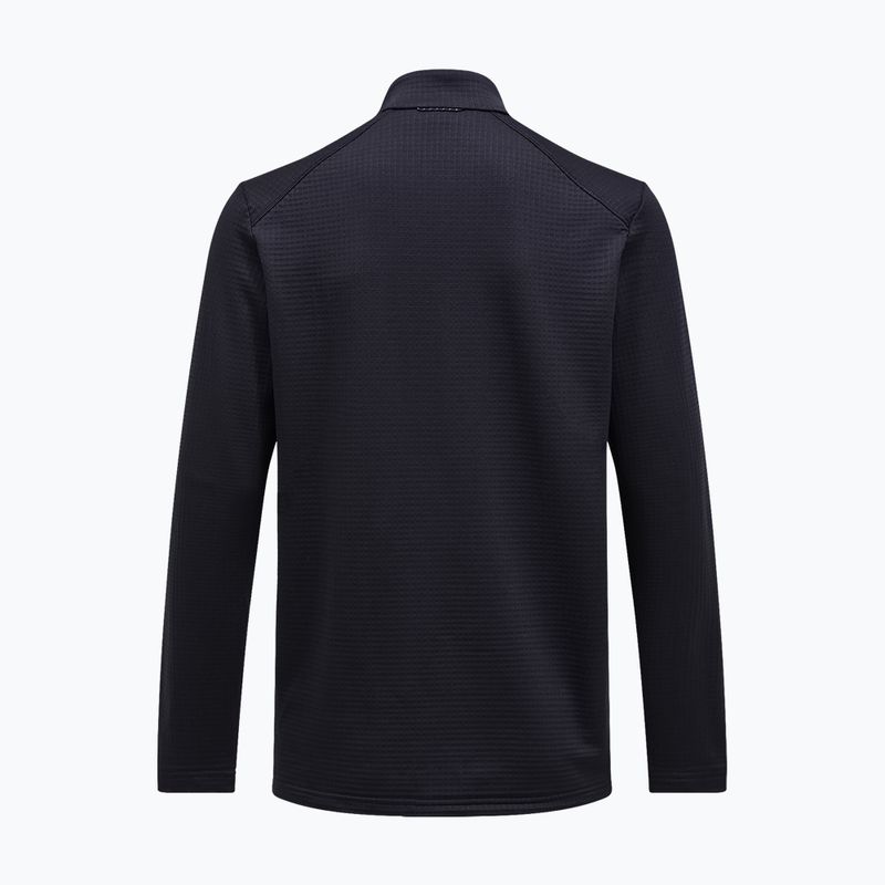 Men's fleece sweatshirt Peak Performance Trail Polartec Power Grid Half Zip black 5