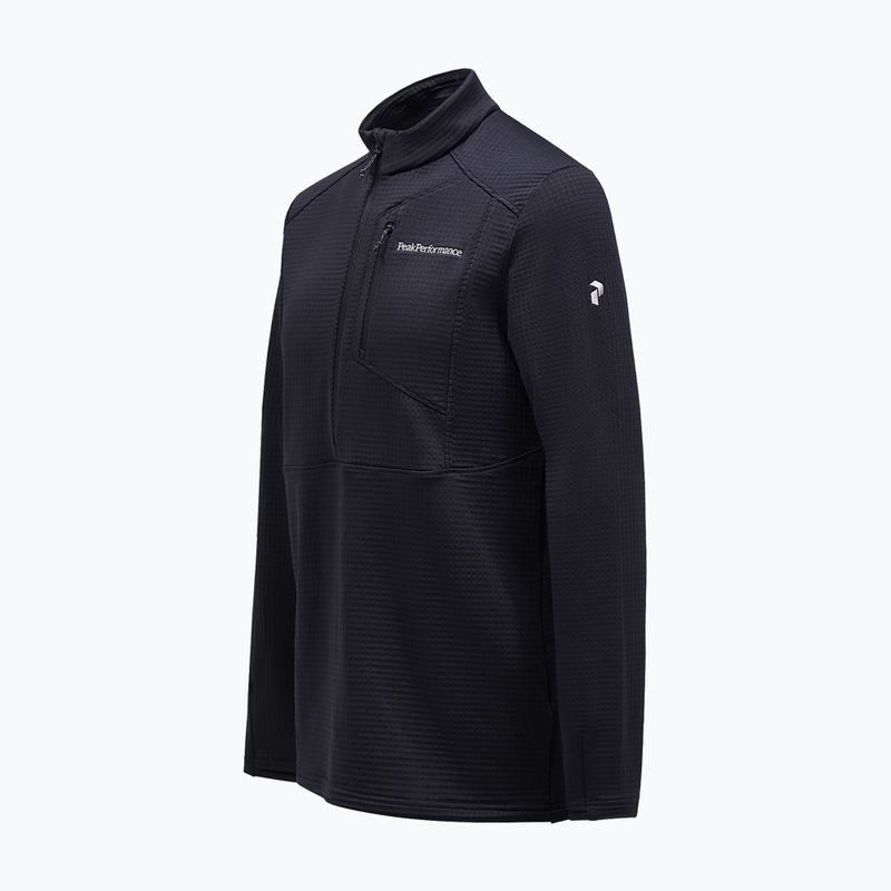Men's fleece sweatshirt Peak Performance Trail Polartec Power Grid Half Zip black 6