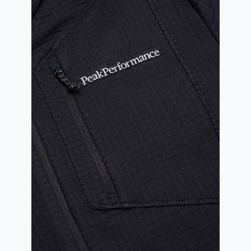 Men's fleece sweatshirt Peak Performance Trail Polartec Power Grid Half Zip black 7