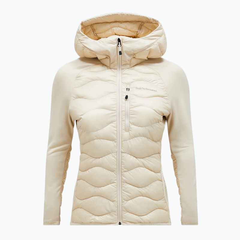 Women's Peak Performance Helium Down Hybrid morning dew/obscure jacket 5