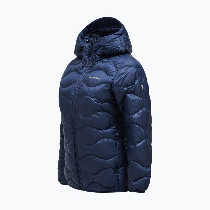 Women's down jacket Peak Performance Helium Down Hood blue shadow 6