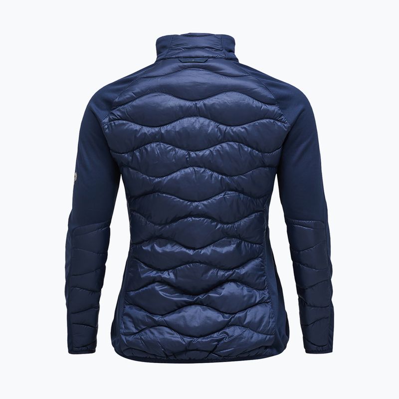 Women's down jacket Peak Performance Helium Hybrid Down Jacket blue shadow 2