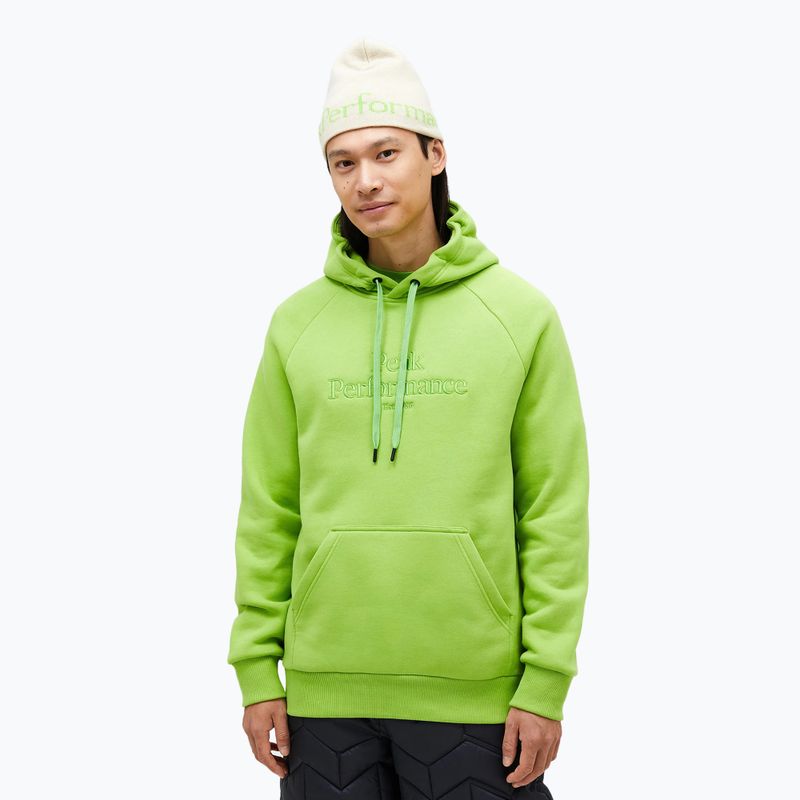 Men's Peak Performance Original Hood Sweatshirt stand out green