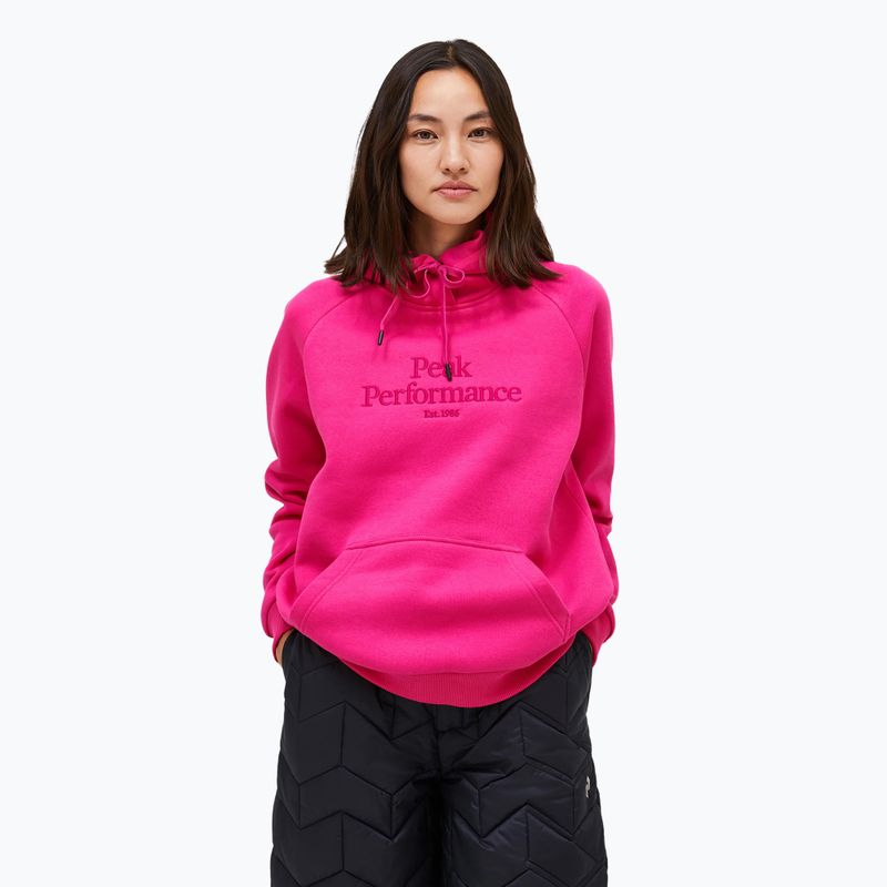 Women's Peak Performance Original Hoodie beetroot purple