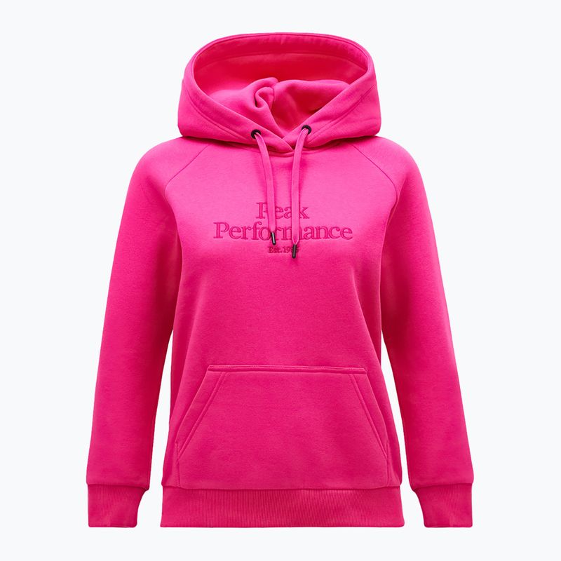 Women's Peak Performance Original Hoodie beetroot purple 3