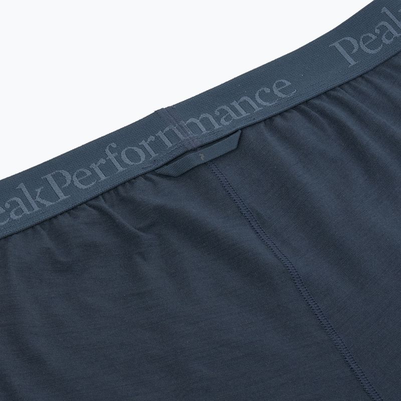 Men's thermal active trousers Peak Performance Magic Long John blue shadow 4