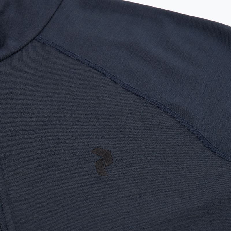 Men's thermal top Peak Performance Magic Half Zip blue shadow 3