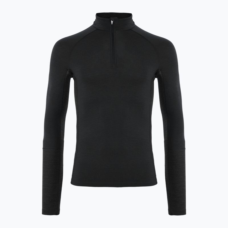 Men's thermal active longsleeve Peak Performance Magic Half Zip black