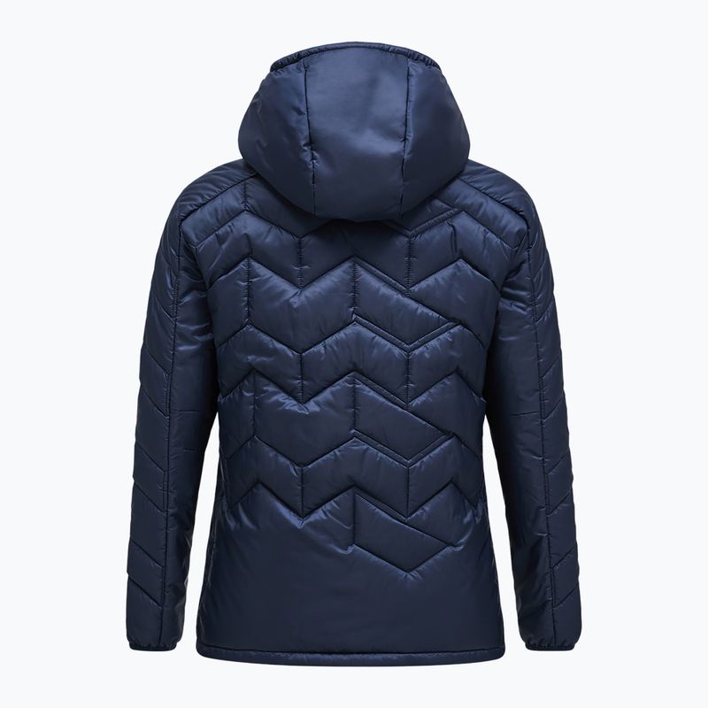 Peak Performance women's down jacket Elevate Liner Hood blue shadow 6