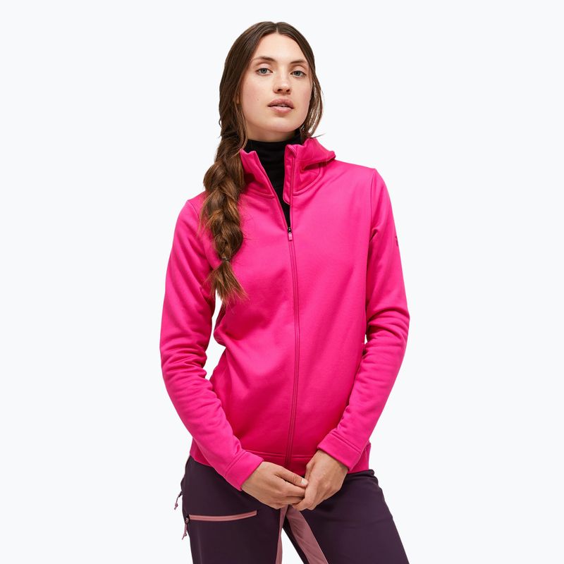 Women's Peak Performance Rider Tech Zip Hood sweatshirt beetroot purple