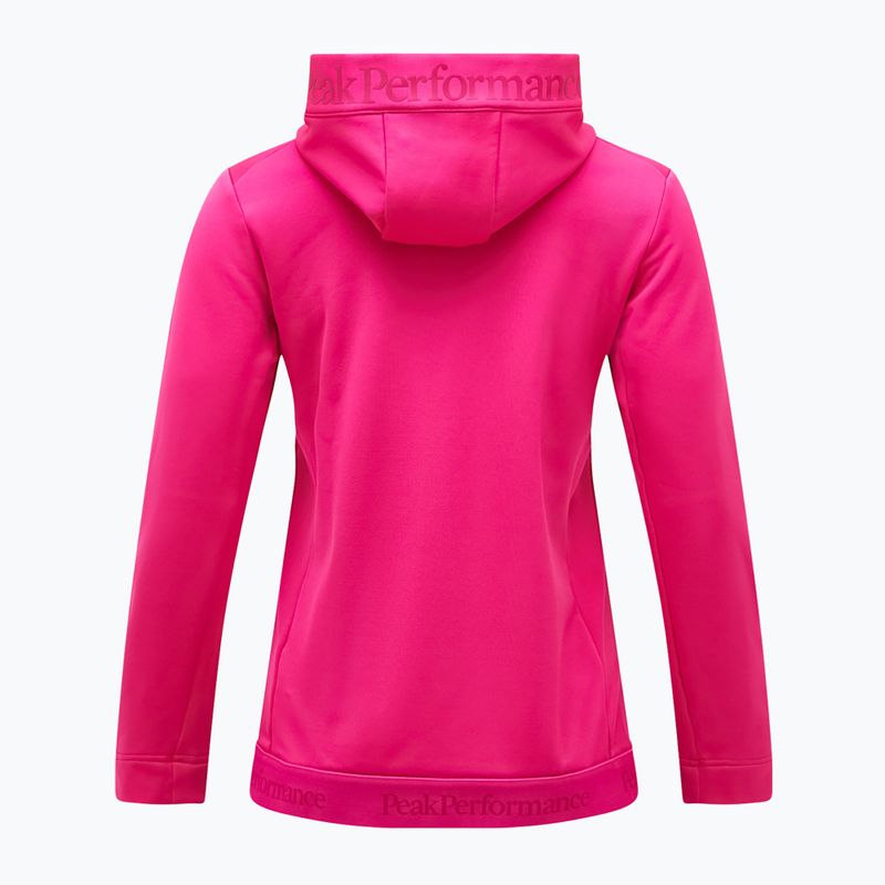 Women's Peak Performance Rider Tech Zip Hood sweatshirt beetroot purple 6