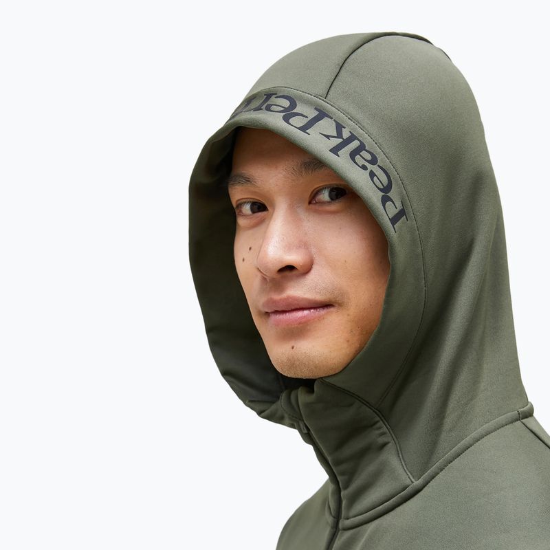 Men's Peak Performance Rider Tech Zip Hood pine needle sweatshirt 3