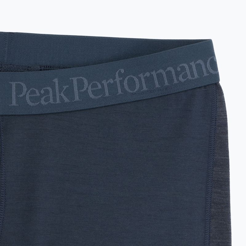 Women's thermal active trousers Peak Performance Magic Long John blue shadow 4