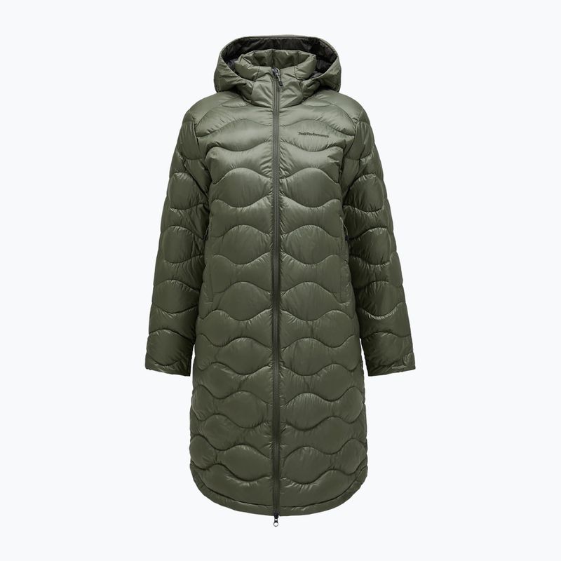 Women's down coat Peak Performance Helium Down Coat pine needle/olive extreme 7