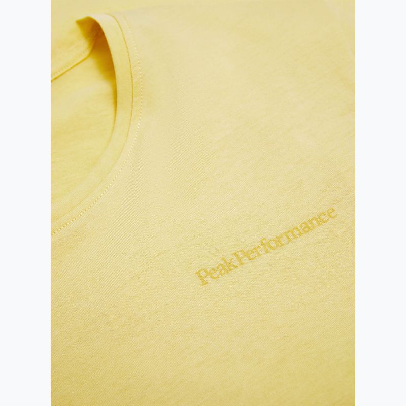 Peak Performance women's Explore Logo t-shirt mellow yellow 6
