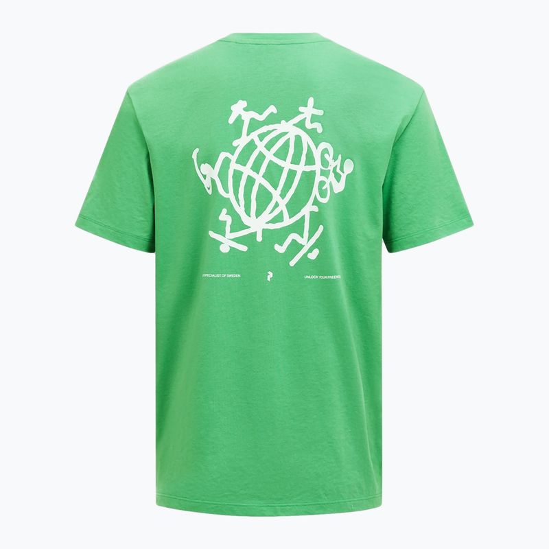 Peak Performance men's Explore Graphic peppermint t-shirt 4