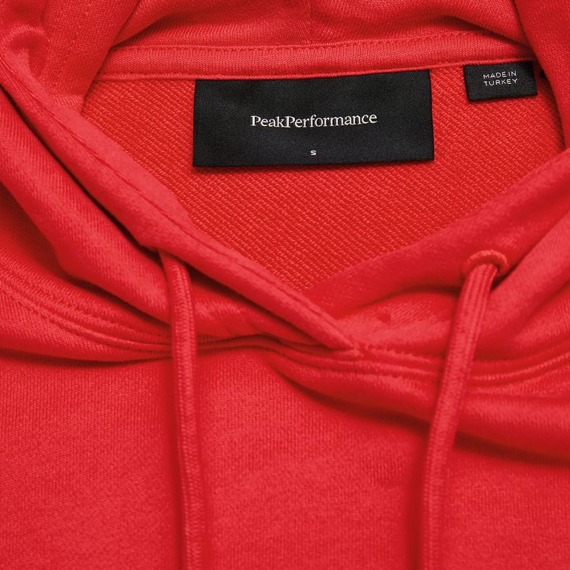 Women's Peak Performance Original Terry sweatshirt brilliant red 4