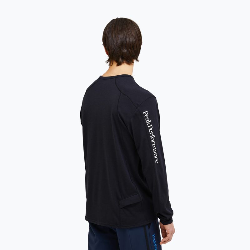 Men's Peak Performance Trail Wool Blend Longsleeve black 2