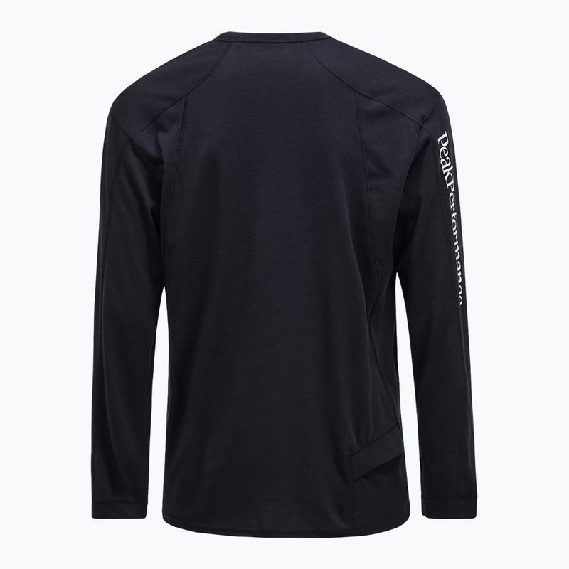Men's Peak Performance Trail Wool Blend Longsleeve black 2