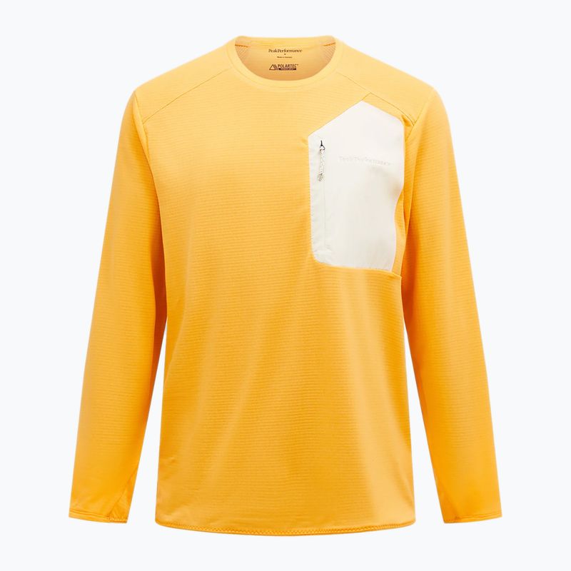 Men's Peak Performance Freelight Polartec Grid blazing orange sweatshirt 5