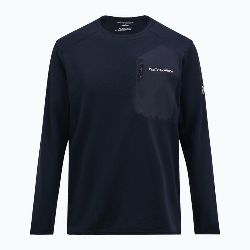 Men's Peak Performance Freelight Polartec Grid sweatshirt black 4