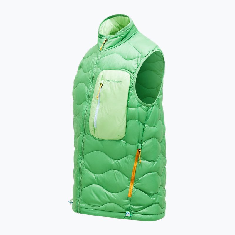 Peak Performance men's sleeveless Helium Utility Down peppermint/vivid green 3