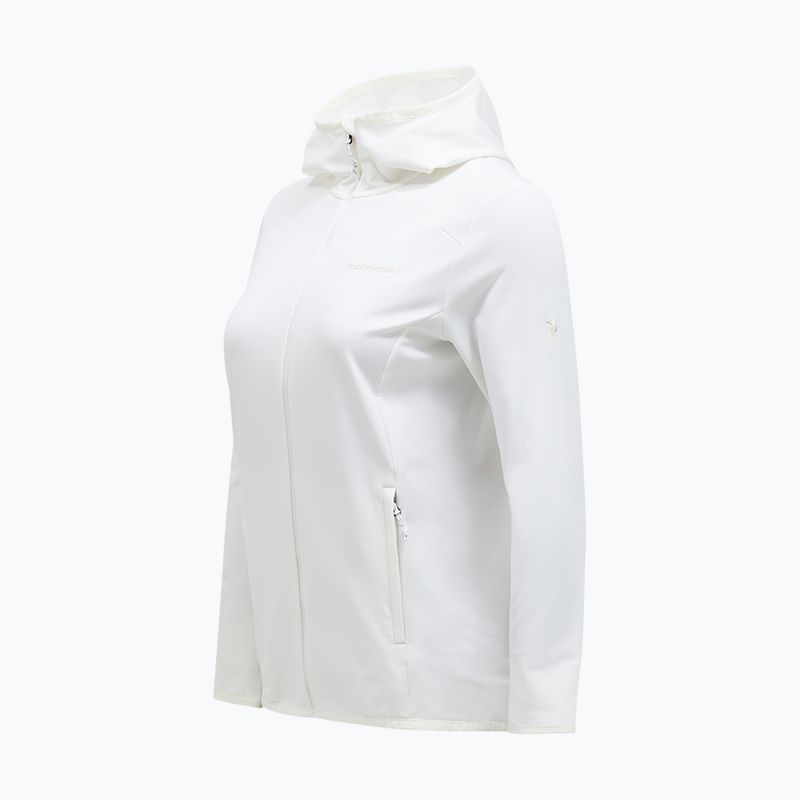 Women's trekking sweatshirt Peak Performance Light Zip Hood off white 5