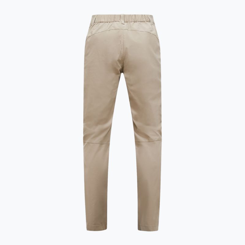 Women's trekking trousers Peak Performance Iconiq avid beige 2