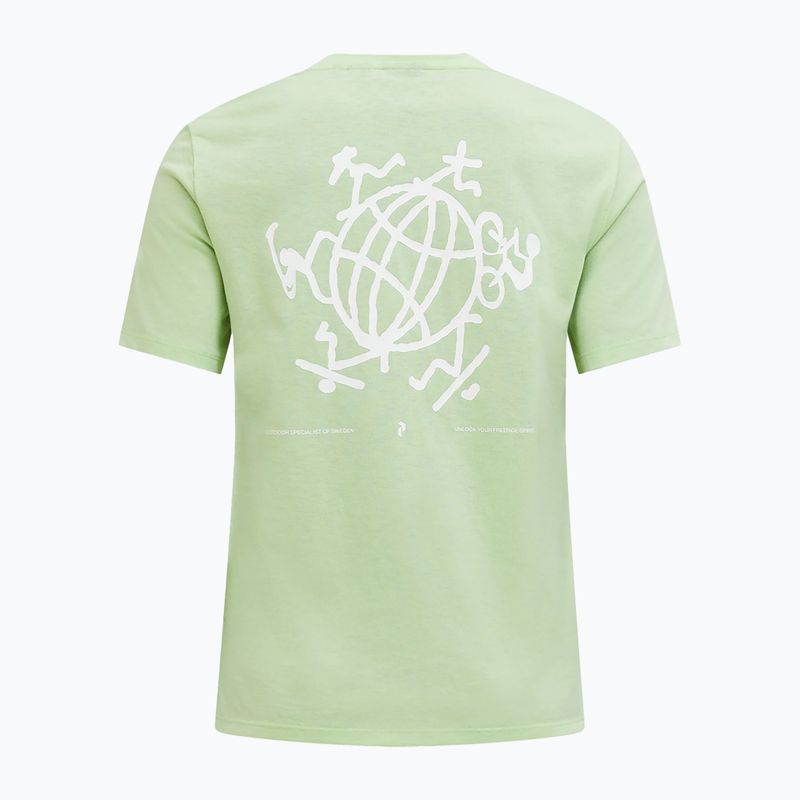 Peak Performance women's T-shirt Explore Graphic vivid green 4