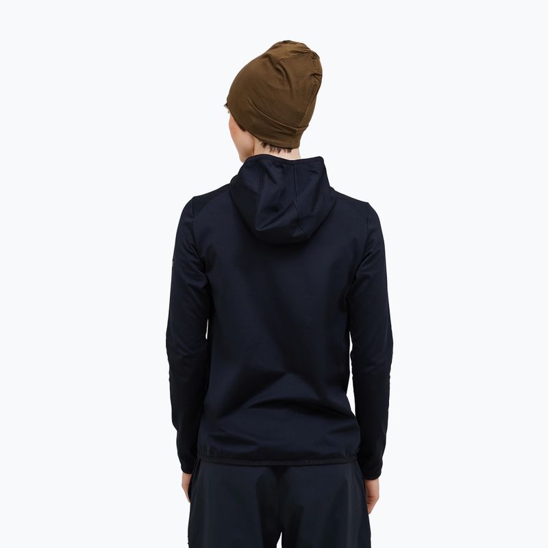 Women's trekking sweatshirt Peak Performance Light Zip Hood black 2